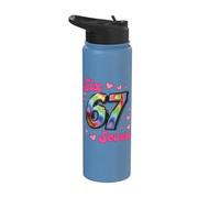 67 Six Seven 6-7 Sweet Italian Brainrot Kids Meme Shirt Stainless Steel Insulated Water Bottle