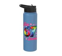 67 Six Seven 6-7 Sweet Italian Brainrot Kids Meme Shirt Stainless Steel Insulated Water Bottle