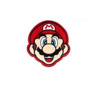 672NIN043 Coussin en peluche tete de Mario - 40 cm
