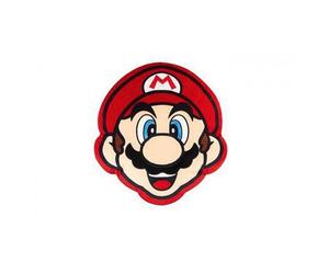 672NIN043 Coussin en peluche tete de Mario - 40 cm