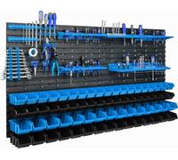 68 bacs gerbables étagère murale plastique 154 x 78 cm porte-outils atelier garage système de stockage bacs à bec Schütte