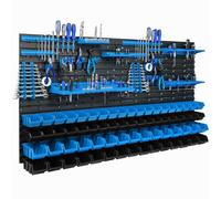 68 bacs gerbables étagère murale plastique 154 x 78 cm porte-outils atelier garage système de stockage bacs à bec Schütte