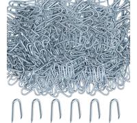 680 Pcs Clou en U pour Grillage, Agrafes de Fixation, Cavaliers de Clôture | Galvanisées, pour Fixation de Fils de Clôture, Grillage Jardin, Clôtures à Piquets, Toiles anti-mauvaises herbes