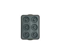 Zenker Moule à donuts 685539 – 6 cavités 36×26 cm – Silicone fibre de verre – Noir