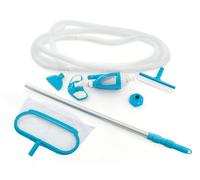 Intex Pools – Kit de nettoyage Deluxe 28003 – aspirateur, épuisette, brosse – Bleu