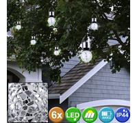 6er Set LED Pendule Rond Lampes Véranda Mosaïque Éclairage Miroir Scherben Spots
