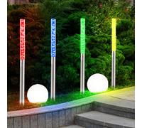 6er Set Solaire LED Fiche Lumières Véranda Terre Broche / Pique Boule Barre '