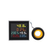 6IN1 Digital Display Voltmeter Ammeter Current Voltage Frequency Meter AC monitor 100A KWH Signal Light lndicator 22MM EKFBQBGW(AC 50-300V)