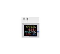 6IN1 din rail AC monitor 110V 220V 380V 100A Voltage Current Power Factor Active KWH Frequency meter AUOQKQUT(External CT,AC 40-300V)