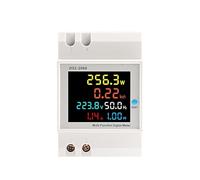 6in1 Din Rail AC monitor 110V 220V 380V 100A Voltage Current Power Factor Active KWH Frequency Meter EKD52 CZAOINCU