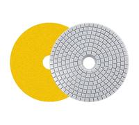 (6inch 150mm,100Grit) Lot De 1 Disque De Polissage Diamanté 150 Mm, Grain 100, Auto-agrippant Pour Meuleuse Et Polisseuse, Pour Le Polissage De La Pierre Et Le Meulage Des Surfaces En Carrelage