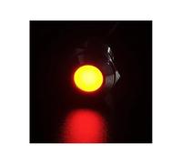 6mm ~ 30mm étanche IP67 métal LED voyant d'avertissement lampe de signalisation fil pilote 1 pièces(Red,10MM_12-24V)