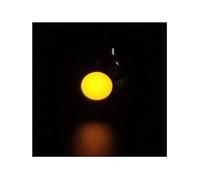 6mm ~ 30mm étanche IP67 métal LED voyant d'avertissement lampe de signalisation fil pilote 1 pièces(Yellow,16MM_220V)