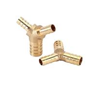 6mm 8mm 10mm 12mm 14mm 16mm Y Type réducteur de tuyau barbe en laiton Tube barbelé raccord réducteur coupleur connecteur adaptateur(12-10-10mm OD)