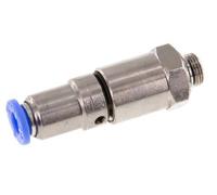 6mm & G1/8'' Quick Swivel Joint Push-In-Male Threads Laiton nickele/PBT NBR Rotatif