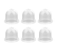6pcs 0057003 0057004 0057025 Poire d'Amorçage, Poire de Pompe Ampoule d'Amorçage de Carburateur Remplacement Compatible avec Zama Weedeater Tronçonneuse Coupe-Bordures (Transparent)