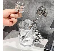 6pcs/3pcs/2pcs/1 pièce Capuchons de tête de brosse à dents réutilisables avec brosse de nettoyage intégrée, étui à brosse à dents portable transparent, accessoire hygiénique pour la salle de bain et l