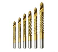 6pcs Foret à Rainurer Acier HSS 3-8mm pour bois 6pcs Foret à | Acier HSS 4241 trempé, haute dureté, résistance pour usure, longue durée vie, 6 tailles assorties