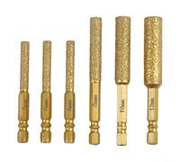 6PCS Foret Diamant 6-12mm Pour Carrelage Béton | Forage à sec innovant, cire intégrée refroidit; pas d'eau nécessaire; portable et pratique