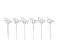 6pcs Globes D'arrosage des Plantes Insert De Jardinière à Arrosage Automatique, Conception En Forme D'oiseau En Verre Soufflé à la Main Bulbes D'arrosage des Plantes Dispositif D'eau De Jardin