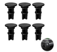 6PCS Goupilles de Charnière pour Couvercle de Poubelle 41 x 33 mm, Axe de Charnière Universel pour Poubelle à Roulettes 240L, Remplacement Durable pour Couvercle de Poubelle Domestique et Commercial