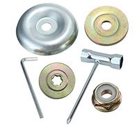 6pcs kit ecrou Tete debroussailleuse Universelle, pour débroussailleuse Thermique, Stihl, Echo, Ryobi Tete, Kit De Fixation D'écrou De Lame Plaque De Lame En Métal De Boîte De Vitesses Universelle