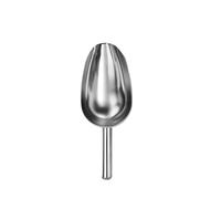 6PCS Multifunctional Stainless Steel Ice Scoop For Measuring Coffee Beans Flour Pour Cuisines, Buffets(S Size)