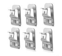6pcs pour Attache Rapide Métal Pour Outils N268241 N169778 6pcs | Remplace N268241/N169778, montage rapide, finition argentée, résiste à la , kit complet