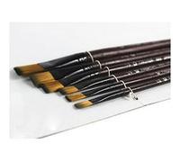 6pcs / set Pinceaux acrylique peinture à l'huile en nylon pour art artiste fournitures aquarelle G