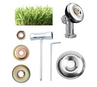 6PCS Tête Débroussailleuse Universelle Kit Fixation Lame | Brosse Debroussailleuse Écrou et pour Lame, Compatible Tondeuse, Coupe-Bordures, Brosse Métallique Débroussailleuse