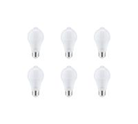 6X Ampoule de Capteur de Mouvement 12W, Ampoule LED de Sécurité Activée par Mouvement Extérieur / Intérieur, 1000LM, E26 / B22,3500K Blanc Chaud