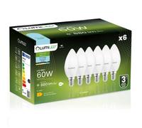 6x Ampoule LED E14 Bougie B35 8W = 60W 880lm 6500K Blanc froid 180° LUMILED