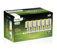 Lumiled Lot de 6 ampoules LED G4 4 W (remplace une ampoule à incandescence de 30 W) 4000 K blanc neutre 380 lm Angle d'éclairage 360° 12 V AC/DC Mini ampoules à économie d'énergie Pas de scintillement