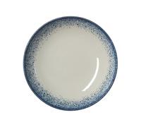 6x Assiette creuse Ø 25 cm VIDA Marina / blanc bleu Porcelaine