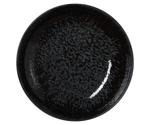 6x Assiette creuse Ø 25 cm VIDA Night noir Porcelaine