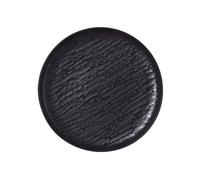 6x Assiettes plates Ø 19 cm NOVA Smoke / noir Porcelaine