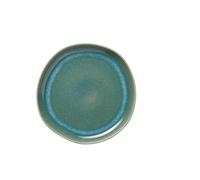 6x Assiettes plates Ø 22 cm grès ROCKZZERO Organic Myrtle Green / vert