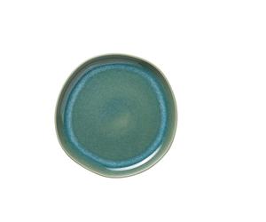 6x Assiettes plates Ø 22 cm grès ROCKZZERO Organic Myrtle Green / vert