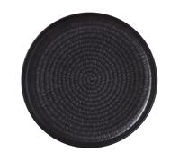 6x Assiettes plates Ø 27 cm NOVA Frêne / noir Porcelaine