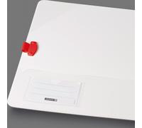 6X BRUNNEN 102043523 Ordner 5cm Wave red