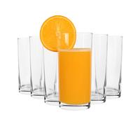 6x classique Highball Lunettes moderne Jus d'eau Cocktail Gobelets 295ml Effacer
