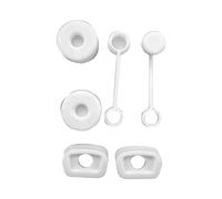6x couvercle de paille pour tasse, ensemble de bouchons anti-déversement en Silicone avec couvercle de paille, bouchon carré anti-déversement rond, anti-fuite-fuite