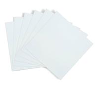 6x dalle PVC adhesive murale Blanc 15x15 cm - décoratif Blanc - stickers carrelage pour crédence cuisine, salle de bain STICKERS