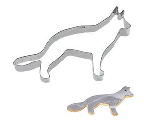 6X Emporte-Pièce Chien/Wolf 10X6 Cm Acier Inoxydable Emporte-Pièce Pour Biscuits