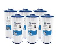 6x Filtre pour spa PTL50W-SV-P-4 / 6CH-50 / Blue Lagoon BLFS10