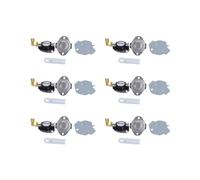 6X Kit de Remplacement pour SéCheuse 3387134 Thermostat Haute Limite 3392519 Fusible Thermique 3977393 Interrupteur Thermique 3977767 Thermostat de