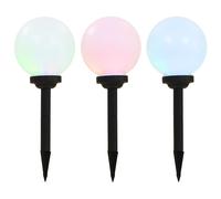 6x Lampes Solaires Sphériques LED de Jardin Eclairage Lumière Extérieur vidaXL