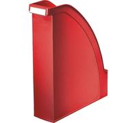 6x LEITZ 2476-00-25 Porte-revues Plus, DIN A4, polystyrène, rouge
