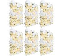 6X mur de fleurs artificielles roses mur de fleurs artificielles panneau bricolage mariage rue arrière-plan Flower Wall Panels fleur de soie bricolage mur de fleurs mariage fleurs artificielles décora