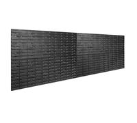 6x Panneau d'outils mural 57,6 x 39 cm Système de rangement boîtes empilables porte-outils étagères